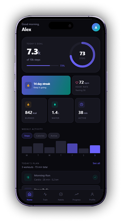 HealthTrack — screenshot 1